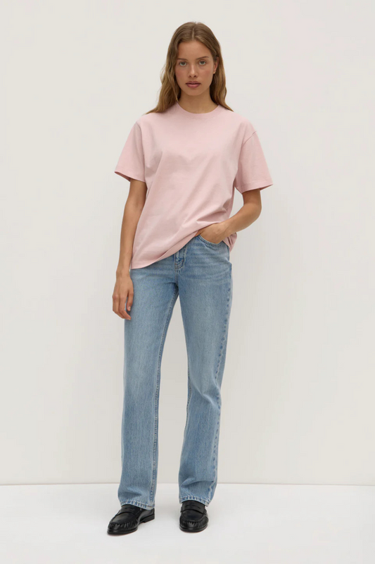 Organic Base Tee | Frosted Rose