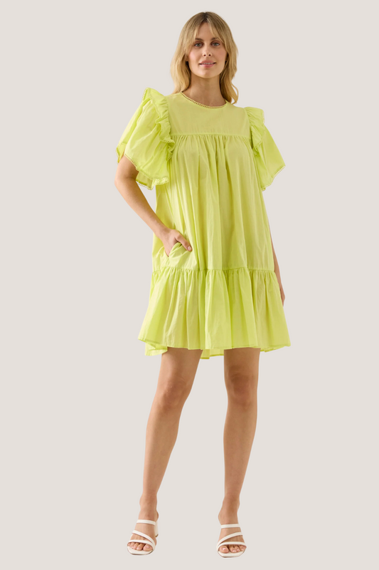 Aurora Frill Dress | Pomelo