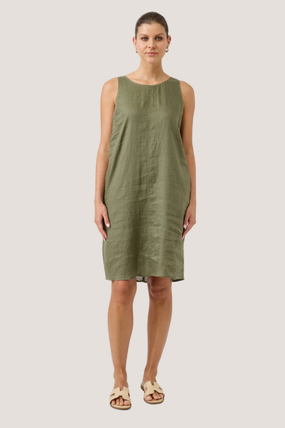 Studio Midi Dress | Khaki