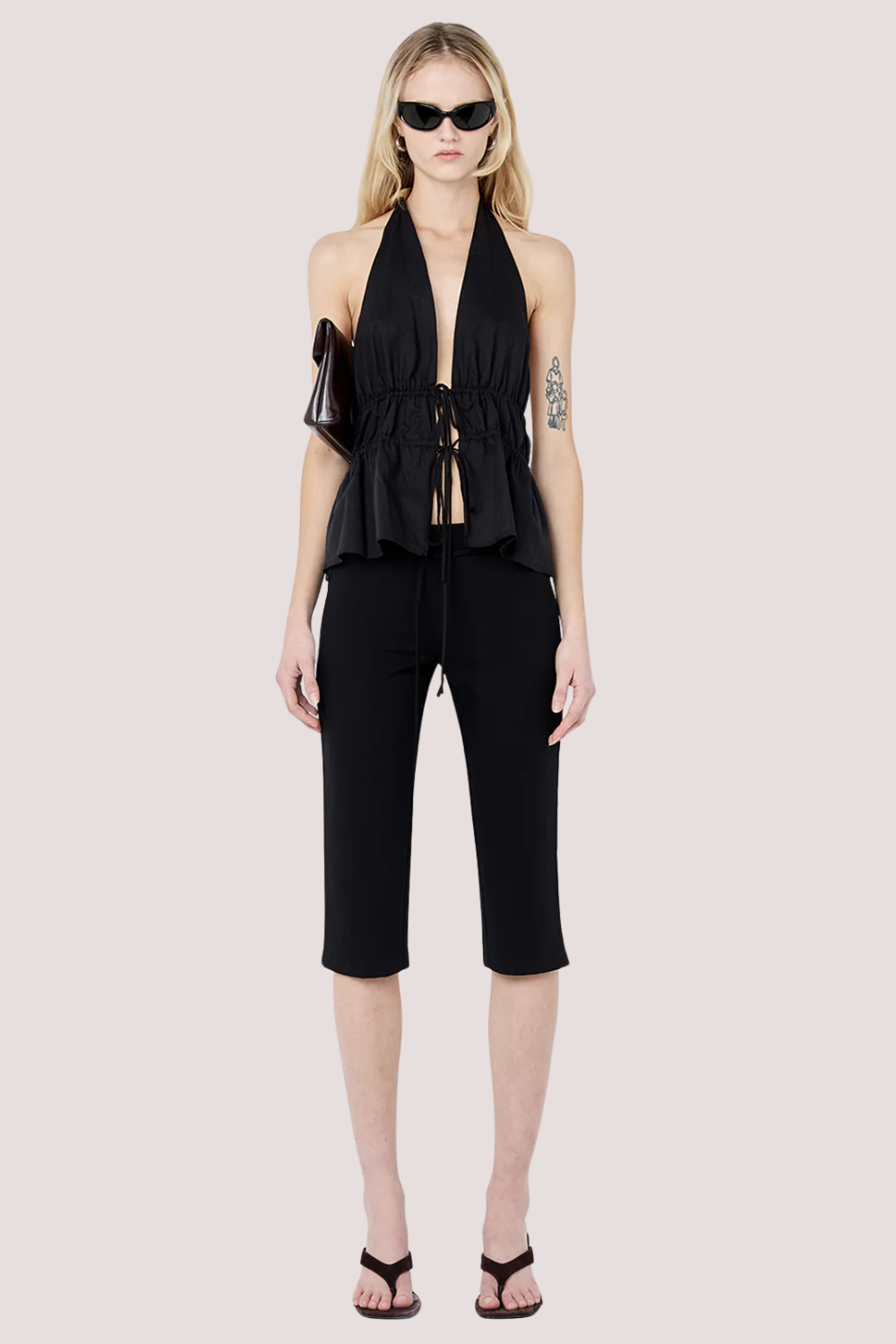 Dafine Capri Pant | Black