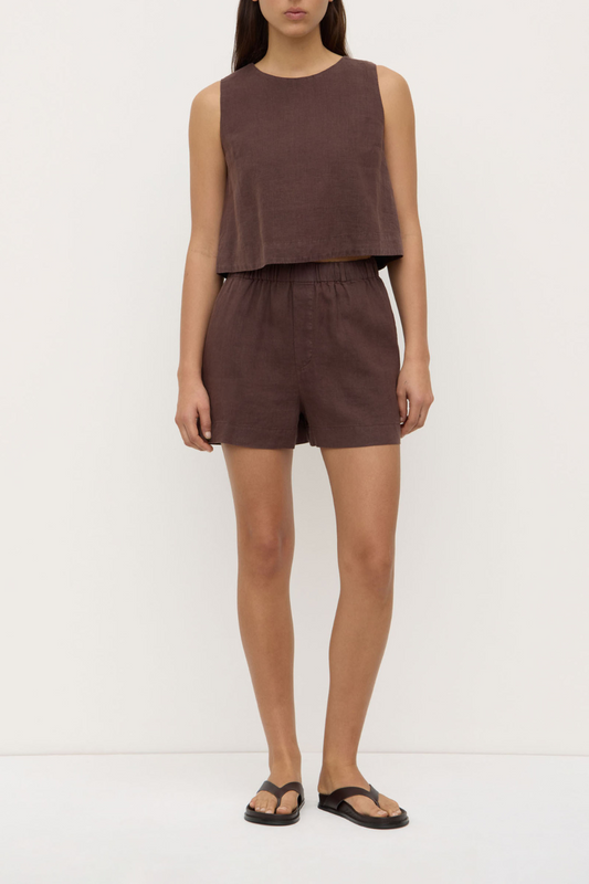 Everyday Linen Short | Ganache
