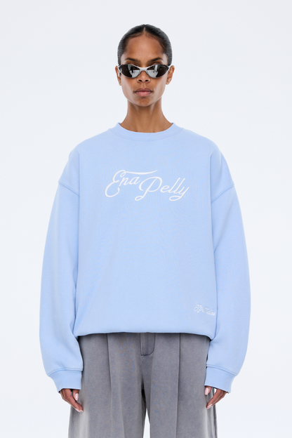 Mila Oversized Sweater | Soft Blue