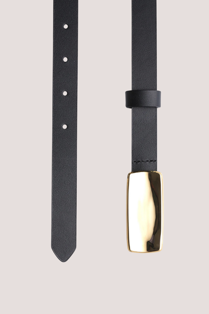 Plate Belt | Noir/Gold