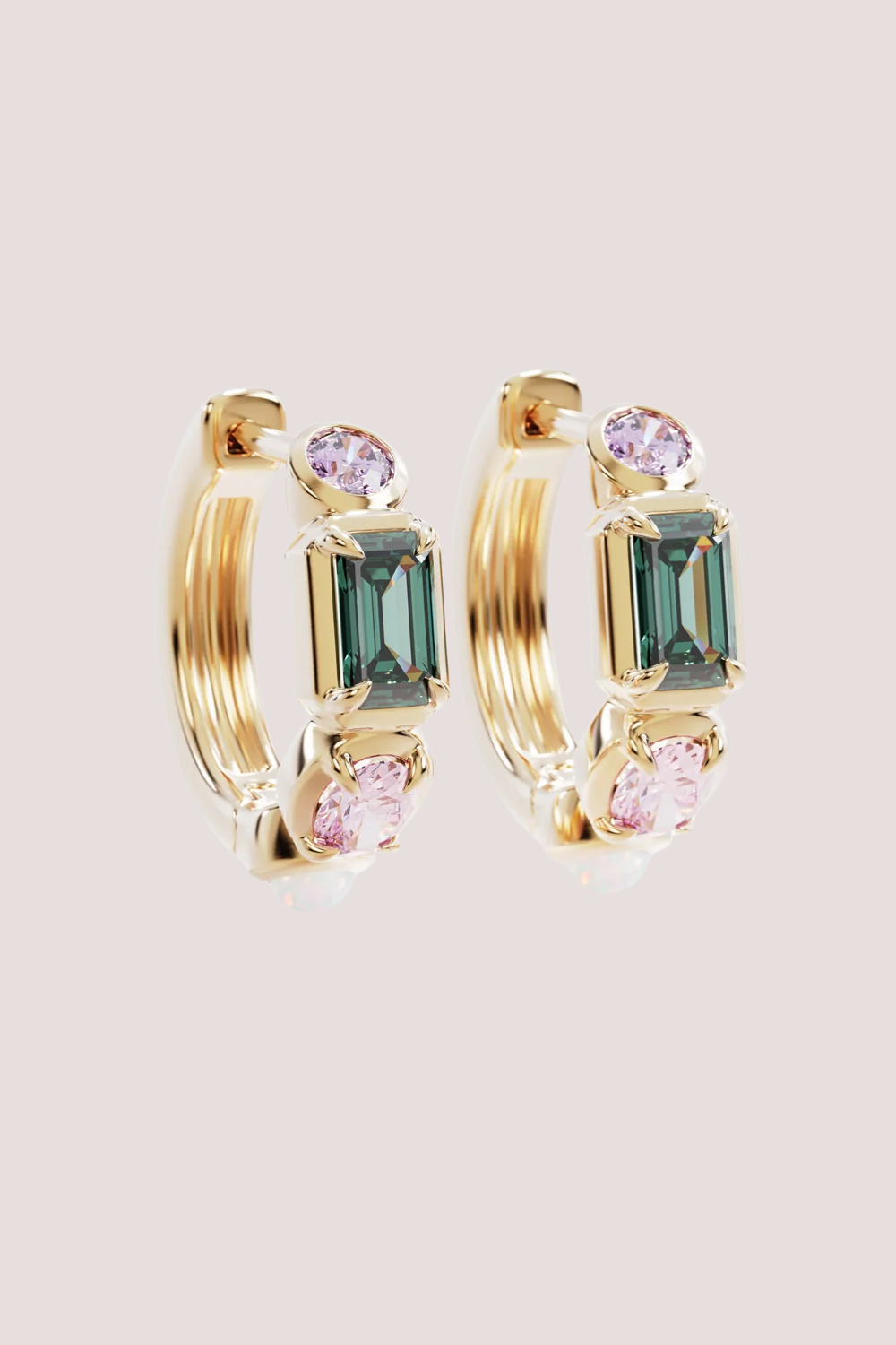 18k Gold Plated You Are Infinite Hoops