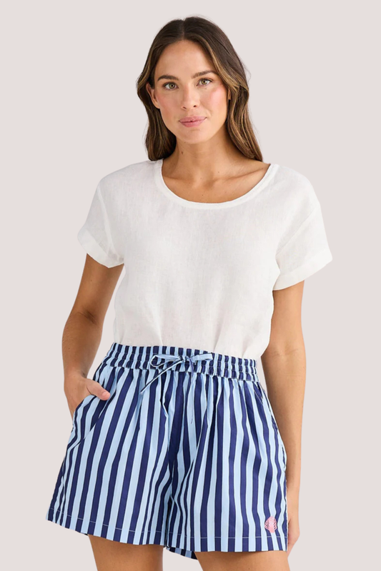 Adrift Short | Blue Stripe