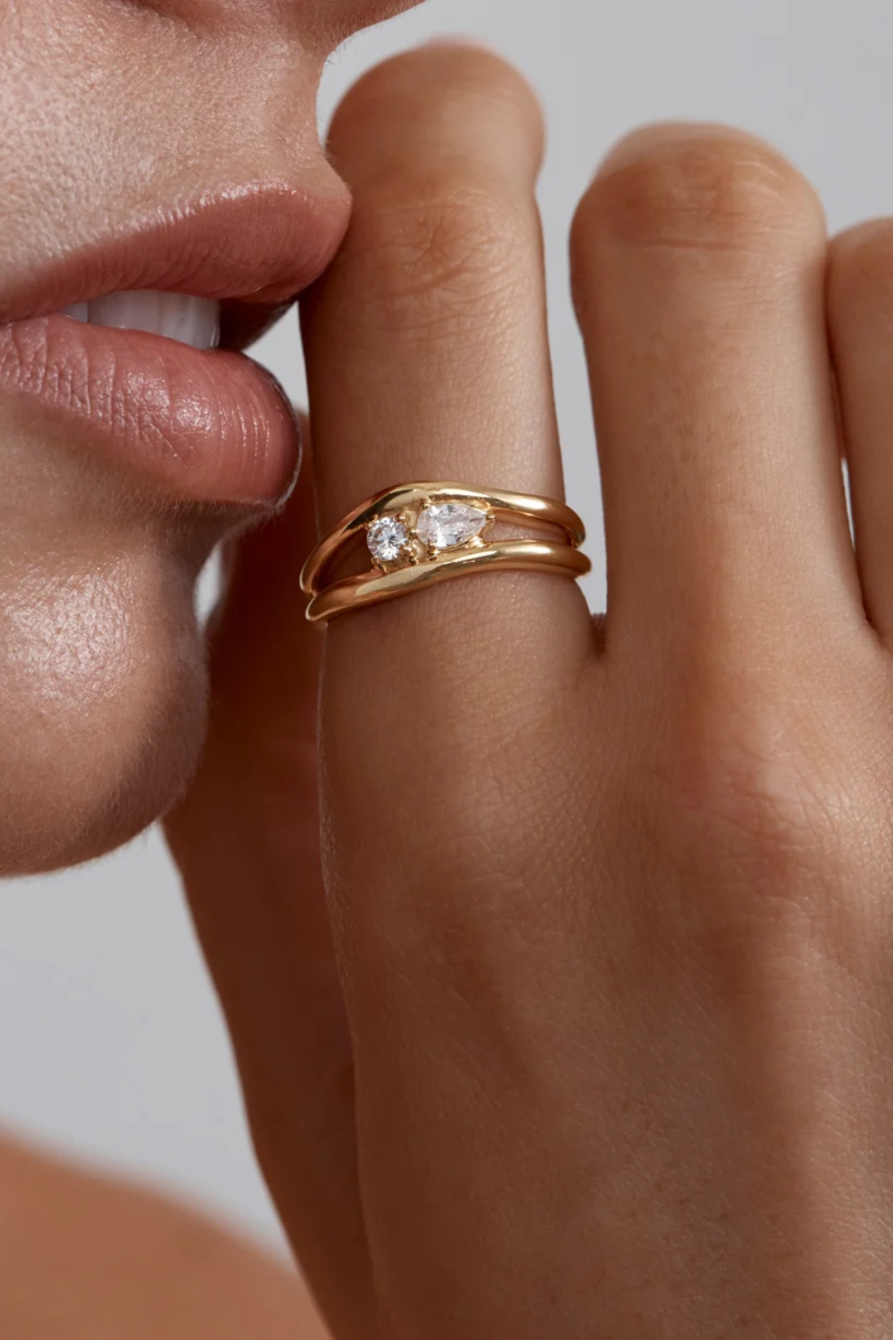 18k Gold Vermeil Celestial Path Ring