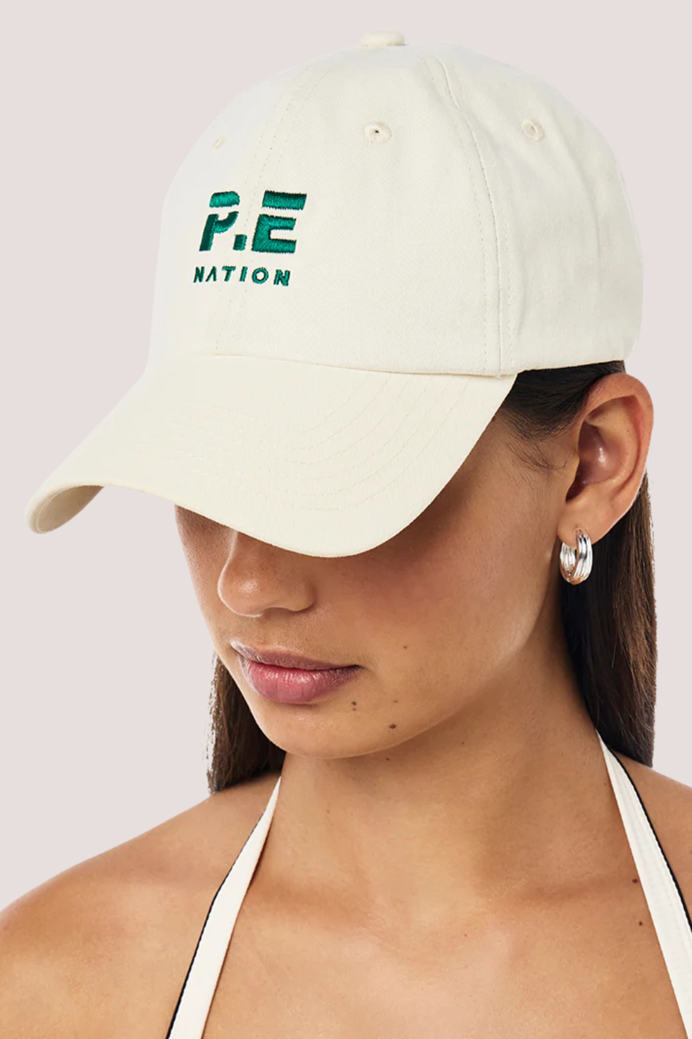 Heads Up Cap | Whisper White/College Green