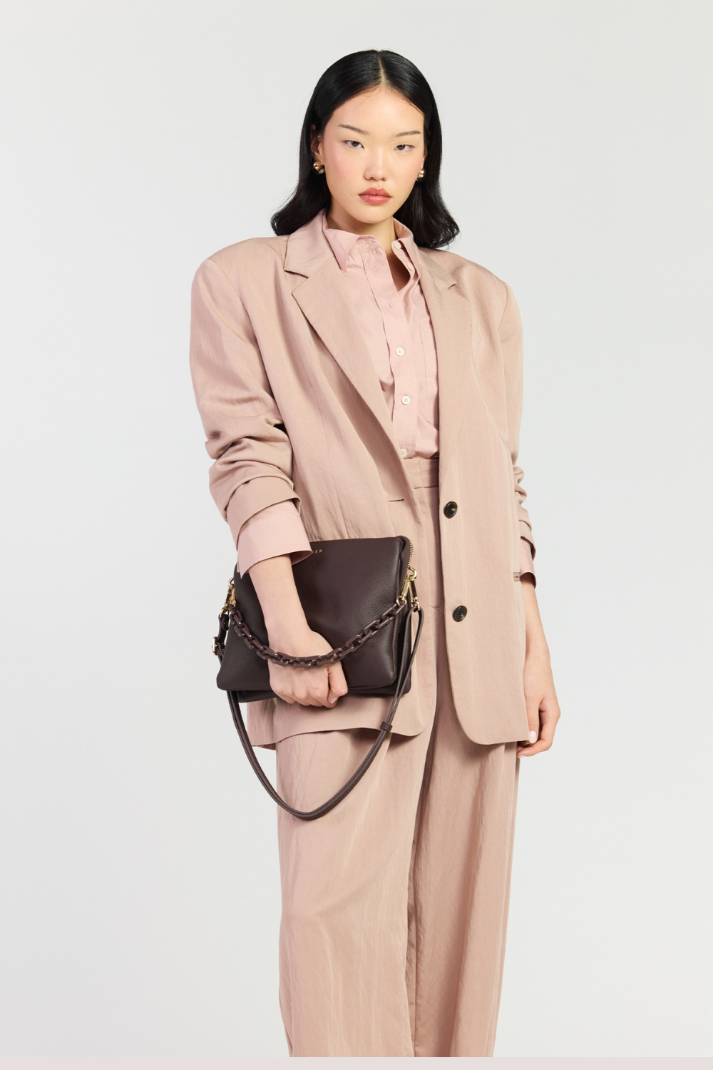 Matilda Crossbody Cacao + Tonal Chain