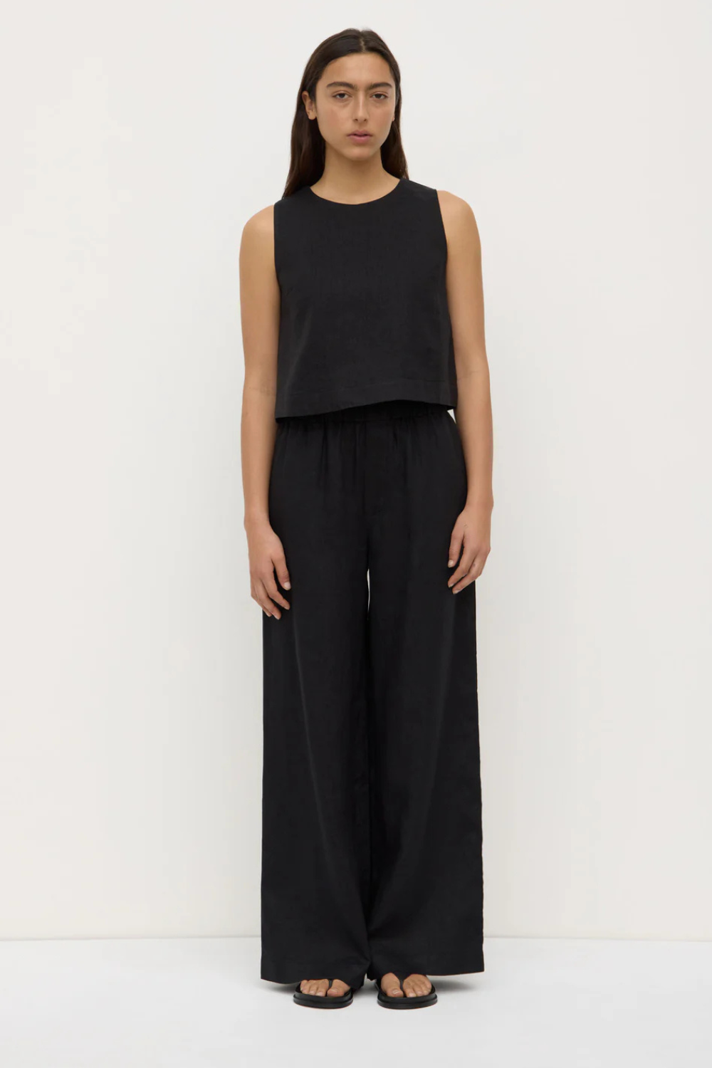 Everyday Linen Pant | Black
