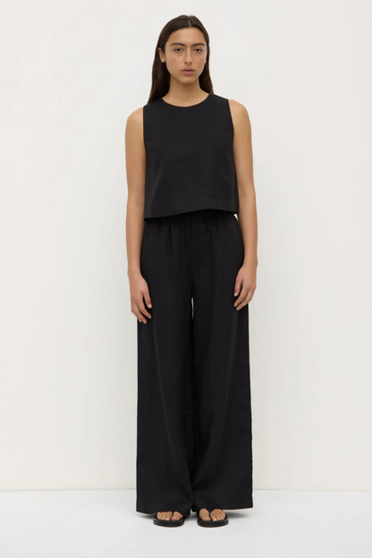 Everyday Linen Pant | Black