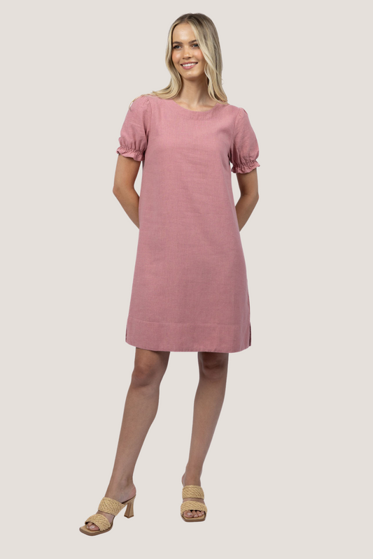 Sana Shift Dress | Rose