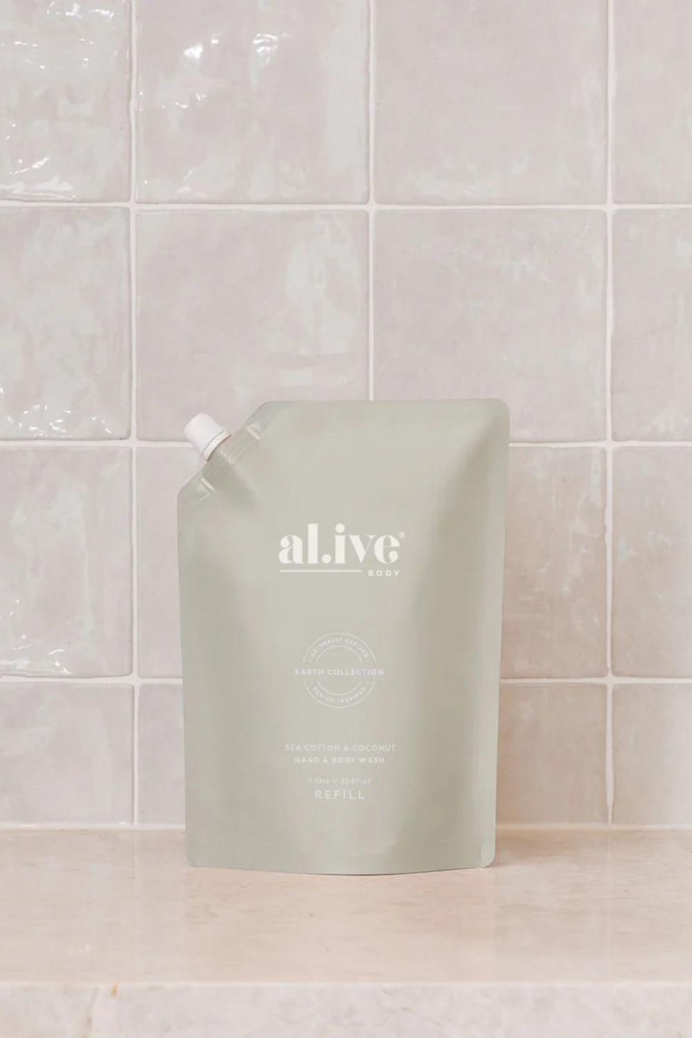 1 Ltr Wash Refill - Sea Cotton & Coconut