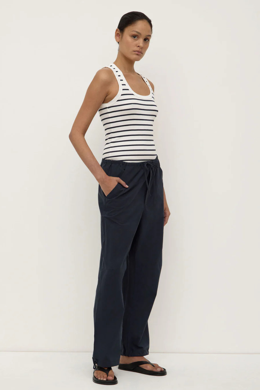 Rooney Poplin Pant | True Navy