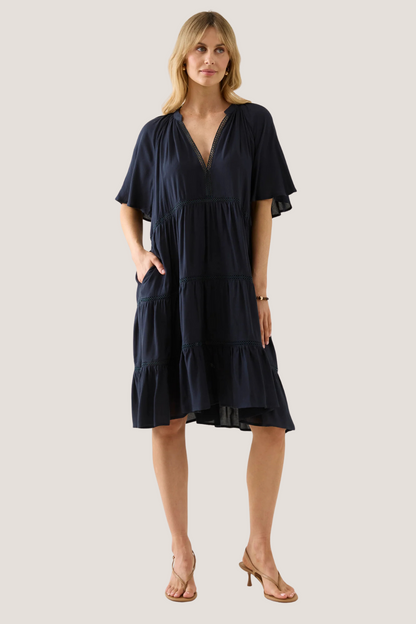 Oline Dress | Navy