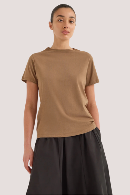 Verte Organic Cotton Tee | Walnut