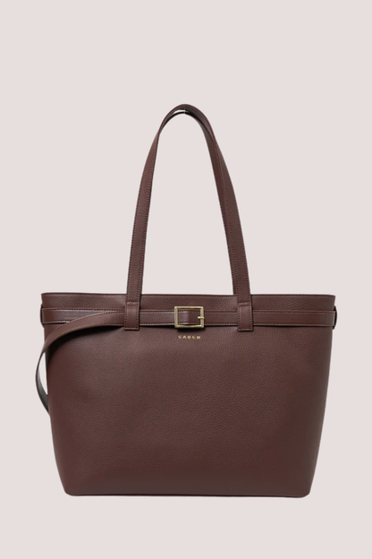 Tabby Shoulder Bag | Espresso + Bronze