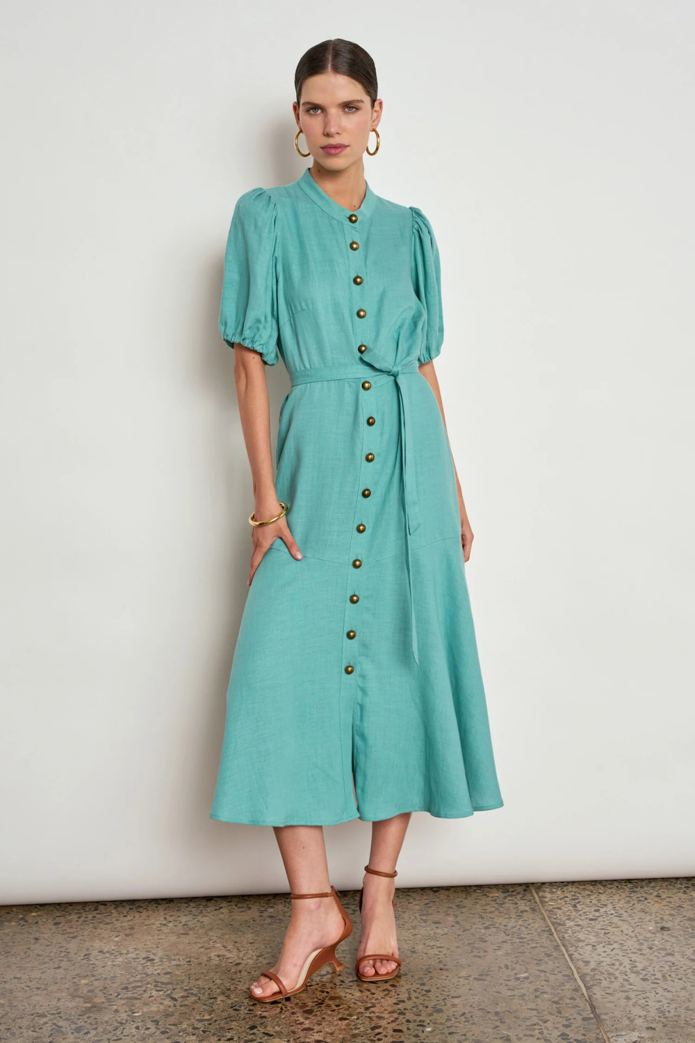 Cascade Dress | Pistachio
