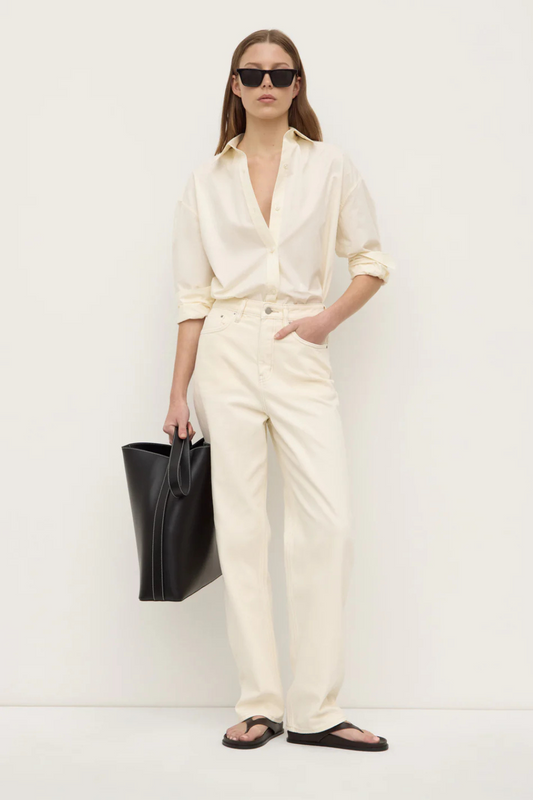 Marigold Poplin Long Sleeve Shirt | Butter