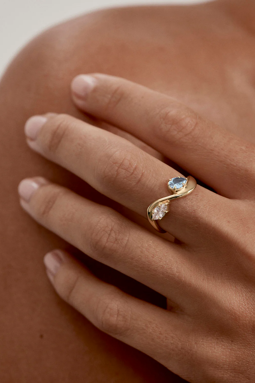 18k Gold Vermeil With Freedom I Become Ring