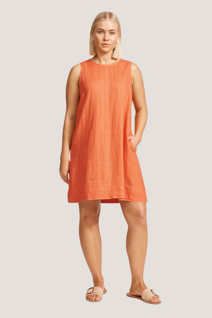 Miramar Tank Dress | Coral