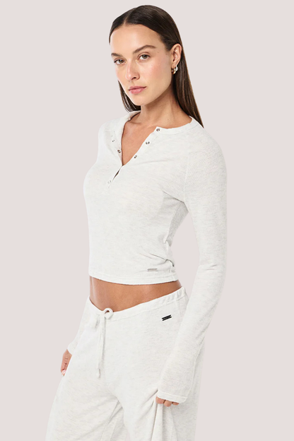 Haven LS Top | Snow Marle