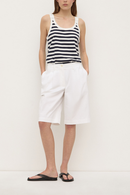 Ellen Cotton Twill Short | Vintage White
