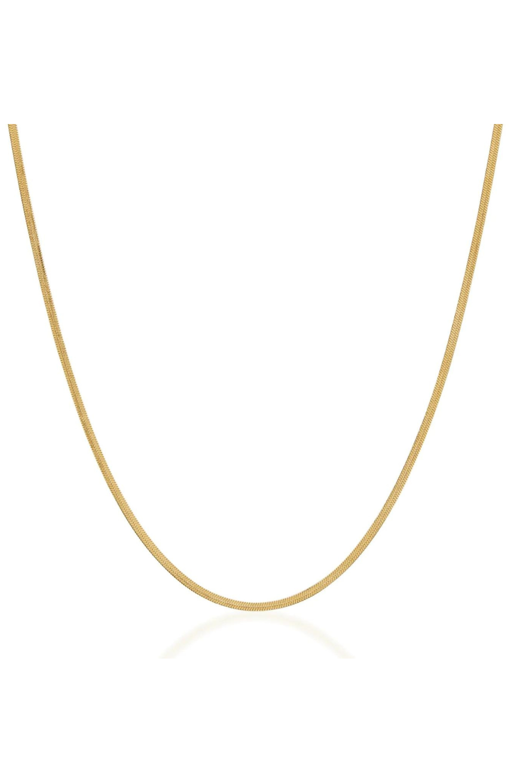 Sphinx 2mm Snake Chain Necklace | Gold