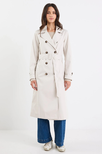 Kensington Bone Trench Coat