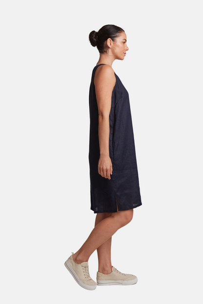 Studio Midi Dress | Navy
