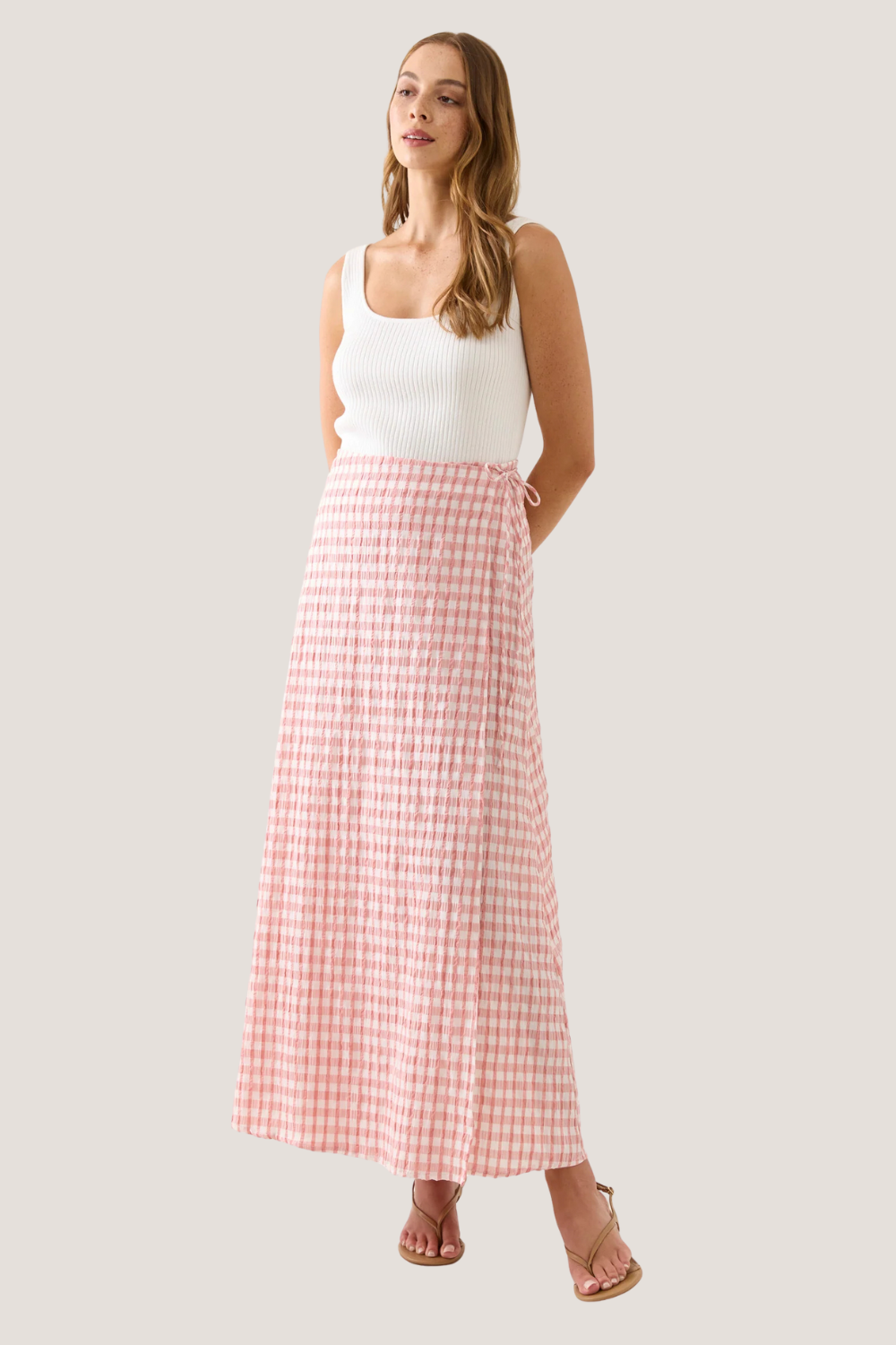 Esther Wrap Skirt | Pink