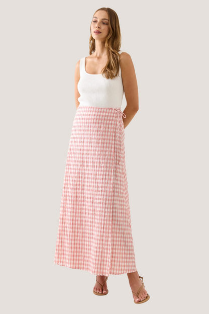 Esther Wrap Skirt | Pink