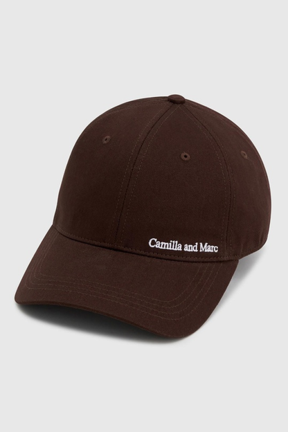 Thome Embroidered Cap | Chocolate