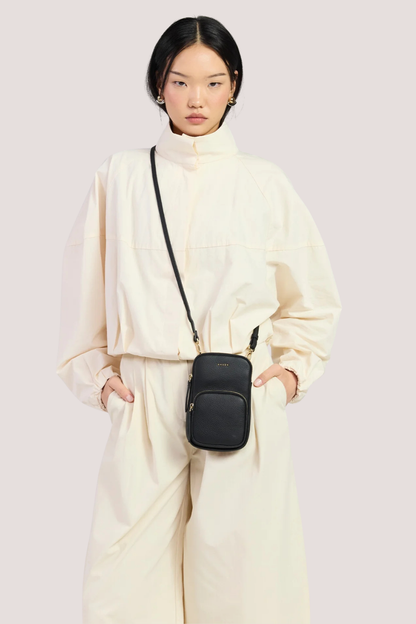 Nikko Luxe Pocket Phone Sling | Black