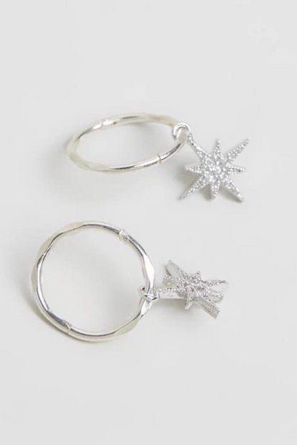 North Star Mini Hoops | Silver