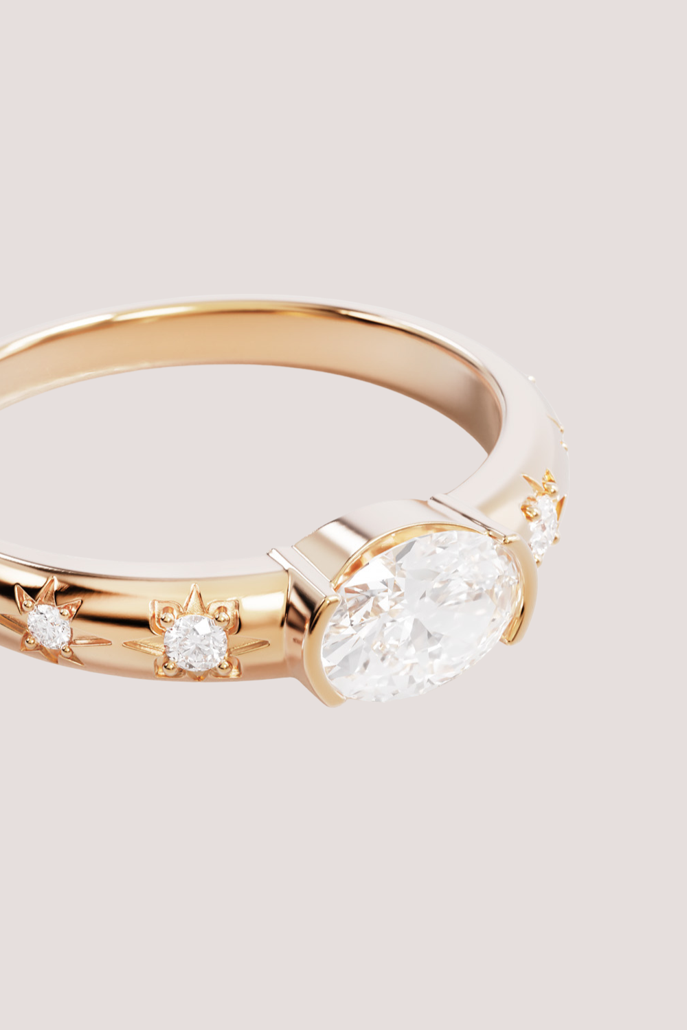 18k Gold Vermeil Celestial Skies Ring