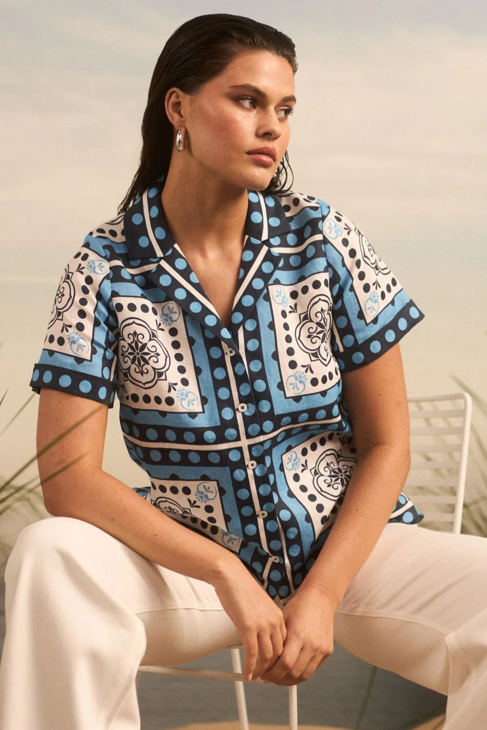 Lumen Top | Bay Scarf