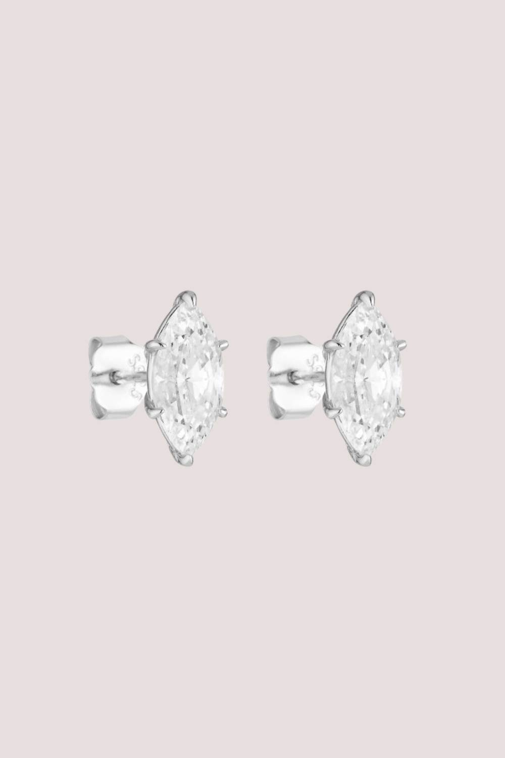 Marquise Studs 1CT | Silver