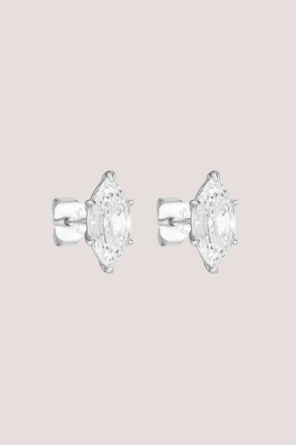 Marquise Studs 1CT | Silver