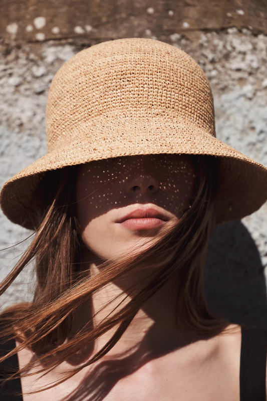 Raffia Bucket Hat | Natural