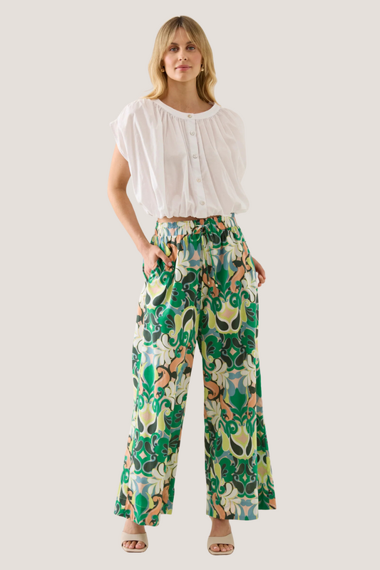 Aurora Reversible Crop Top | Lotus