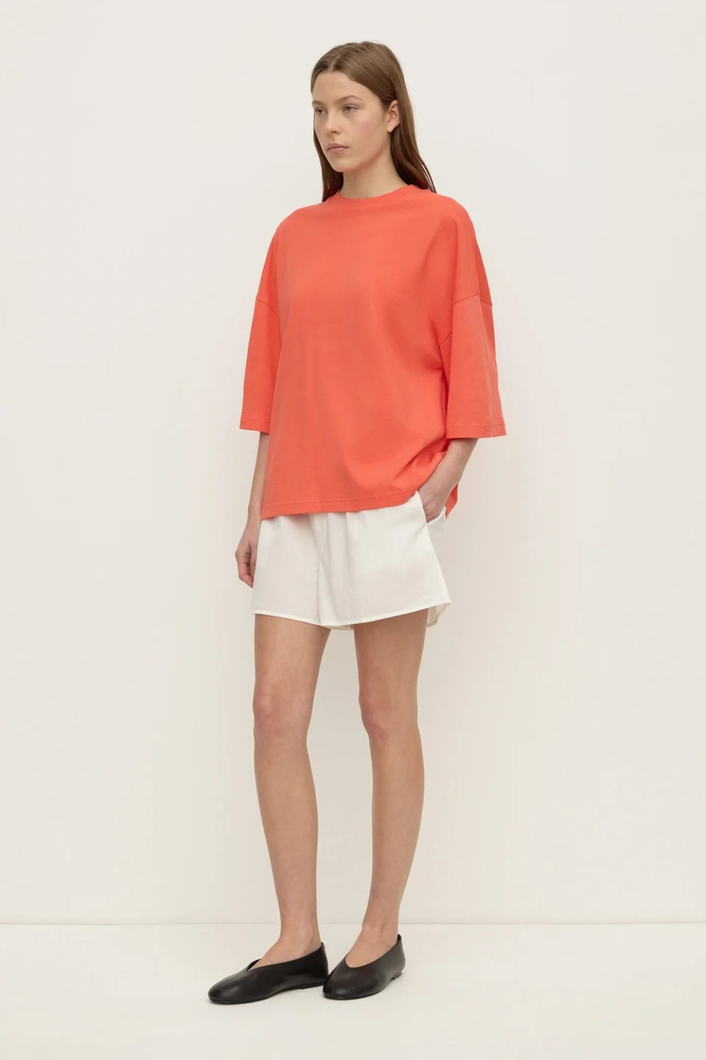 Max Cotton Oversized Tee | Dahlia