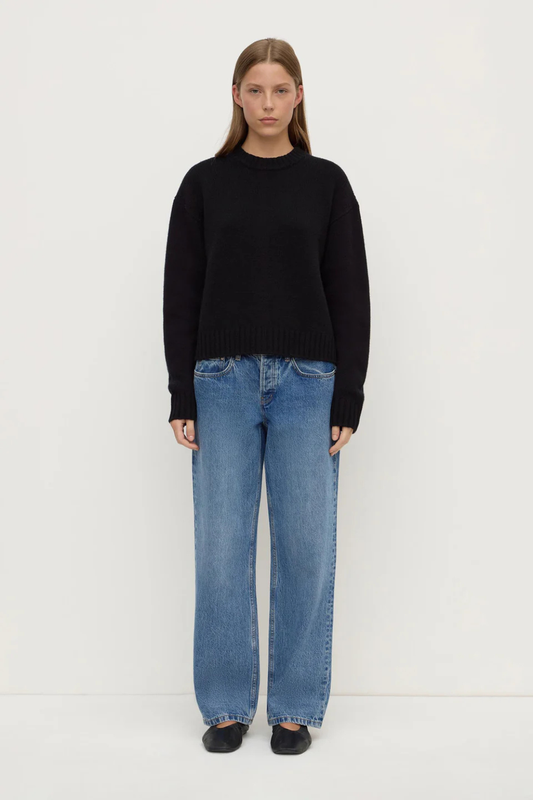 Beau Merino Wool Knit | Black