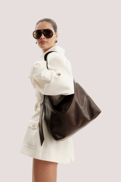Sisa Shoulder Bag | Chocolate Crinkle