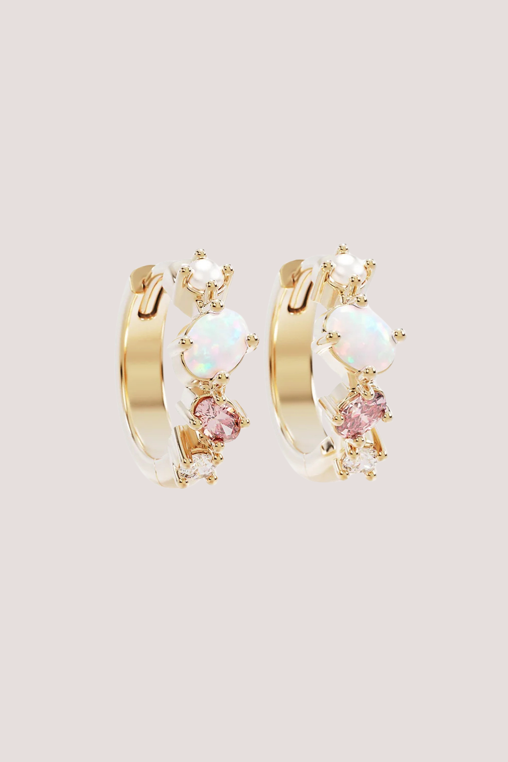 18k Gold Vermeil Cosmic Bloom Hoops