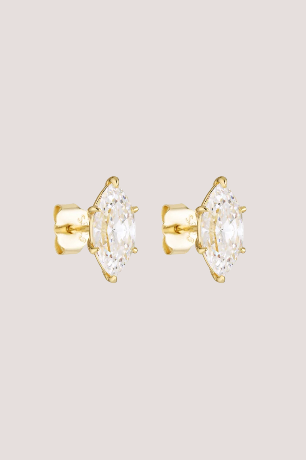 Marquise Studs 1CT | Gold