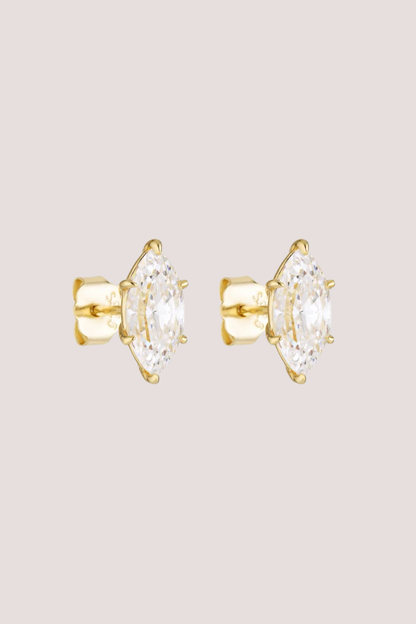 Marquise Studs 1CT | Gold