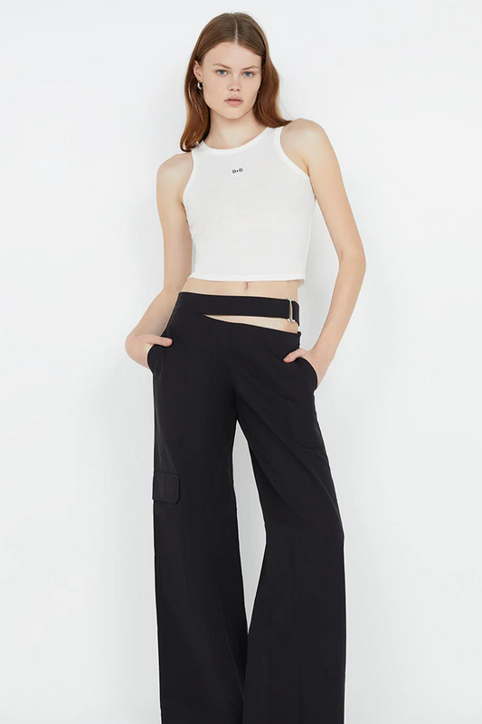 B+B Racer Tank | Ivory