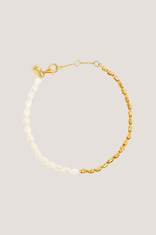 By Your Side Pearl Bracelet | 18k Gold Vermeil