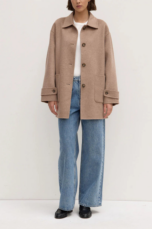 Pierra Wool Coat | Sable Marle