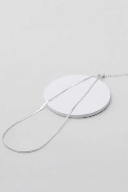 Sphinx 2mm, Snake Chain Necklace | Silver